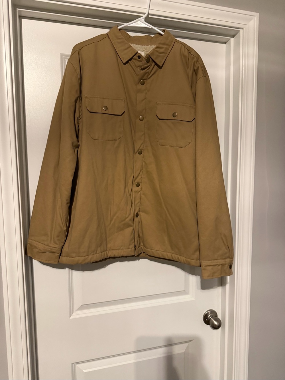 PacSun Tan Military Field Jacket with Chest Pockets